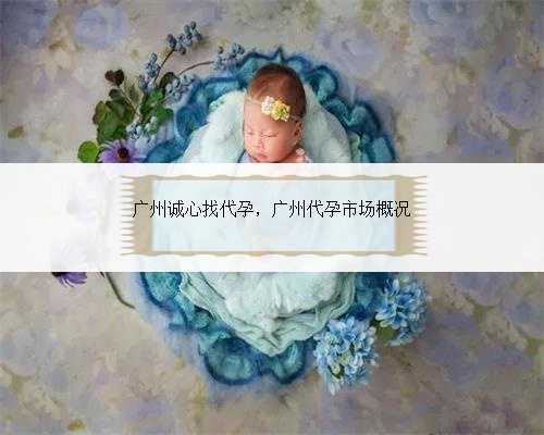 广州诚心找代孕，广州代孕市场概况