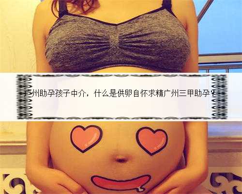 广州助孕孩子中介，什么是供卵自怀求精广州三甲助孕？