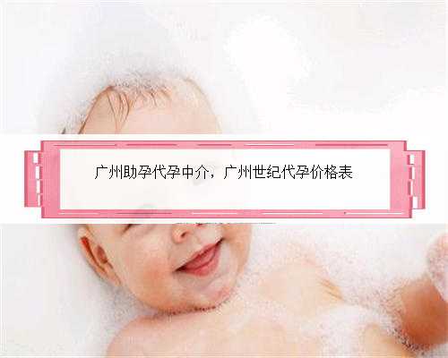 广州助孕代孕中介，广州世纪代孕价格表