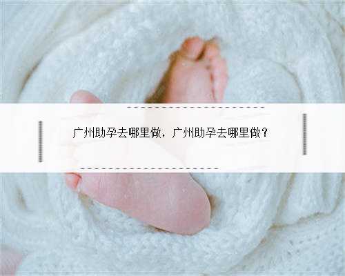 广州助孕去哪里做，广州助孕去哪里做？