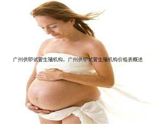 广州供卵试管生殖机构，广州供卵试管生殖机构价格表概述