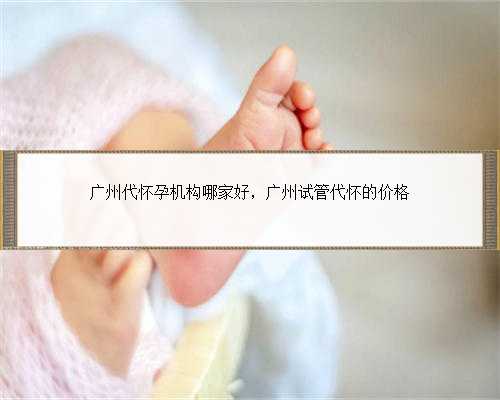 广州代怀孕机构哪家好，广州试管代怀的价格