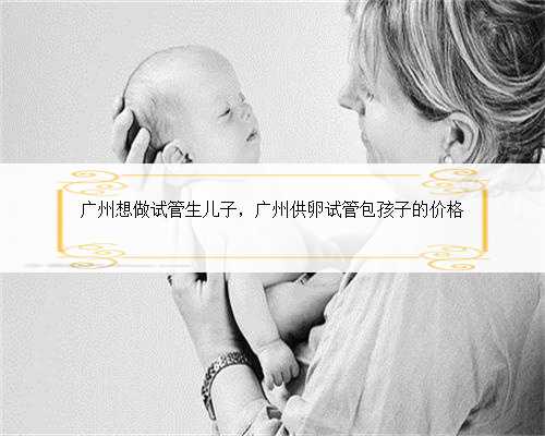 广州想做试管生儿子，广州供卵试管包孩子的价格